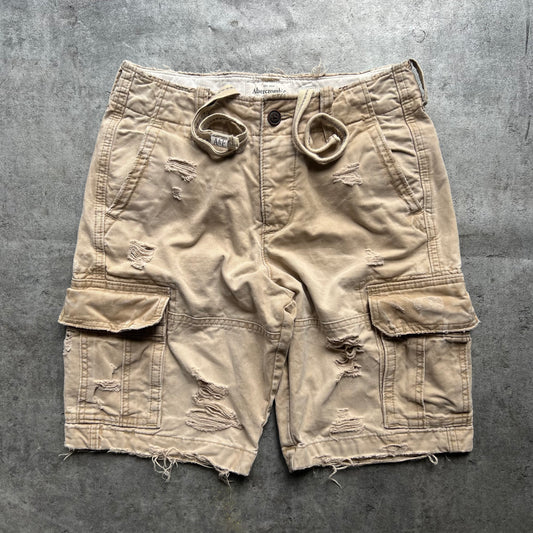 Abercrombie & Fitch Distressed Cargo Shorts