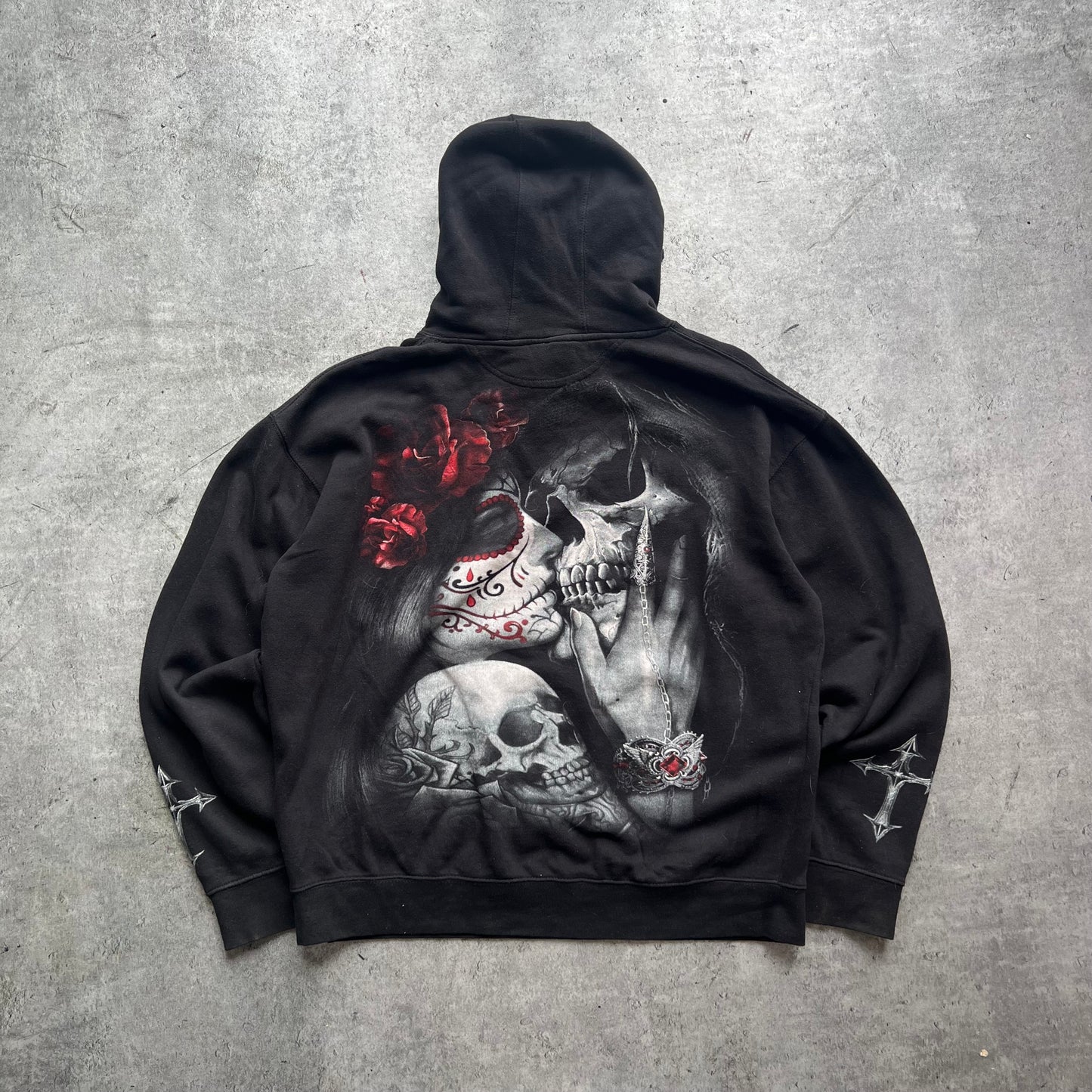 Spiral Black Hoodie