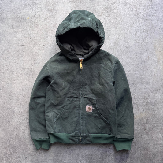 Carhartt Kids Workwear Zip Hoodie – Dark Green