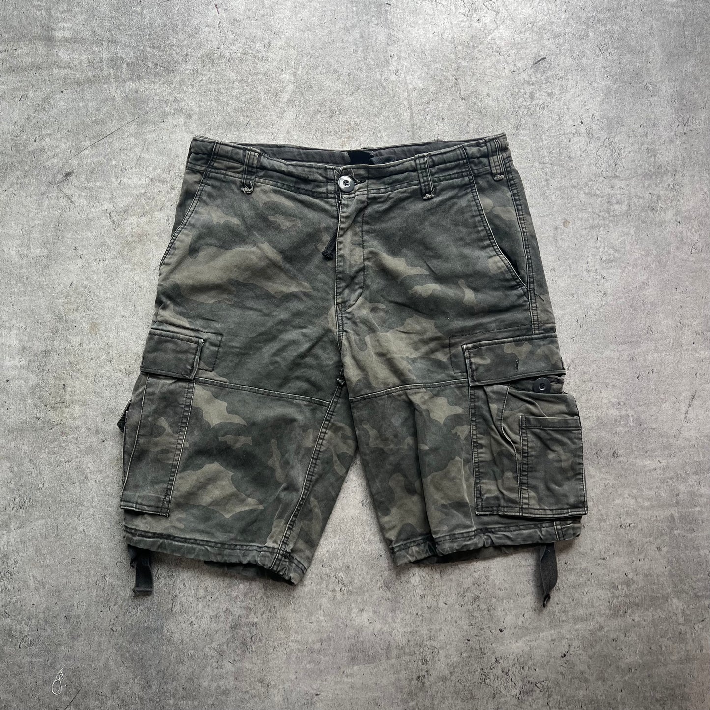 Brandit Camo Cargo Shorts