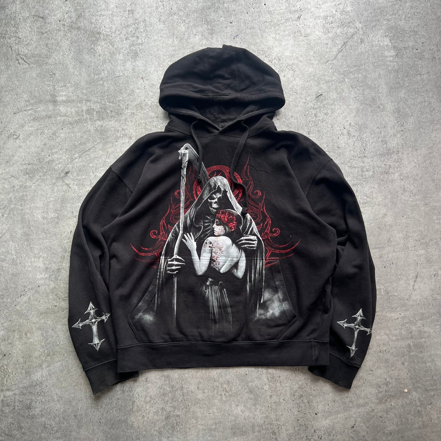 Spiral Black Hoodie