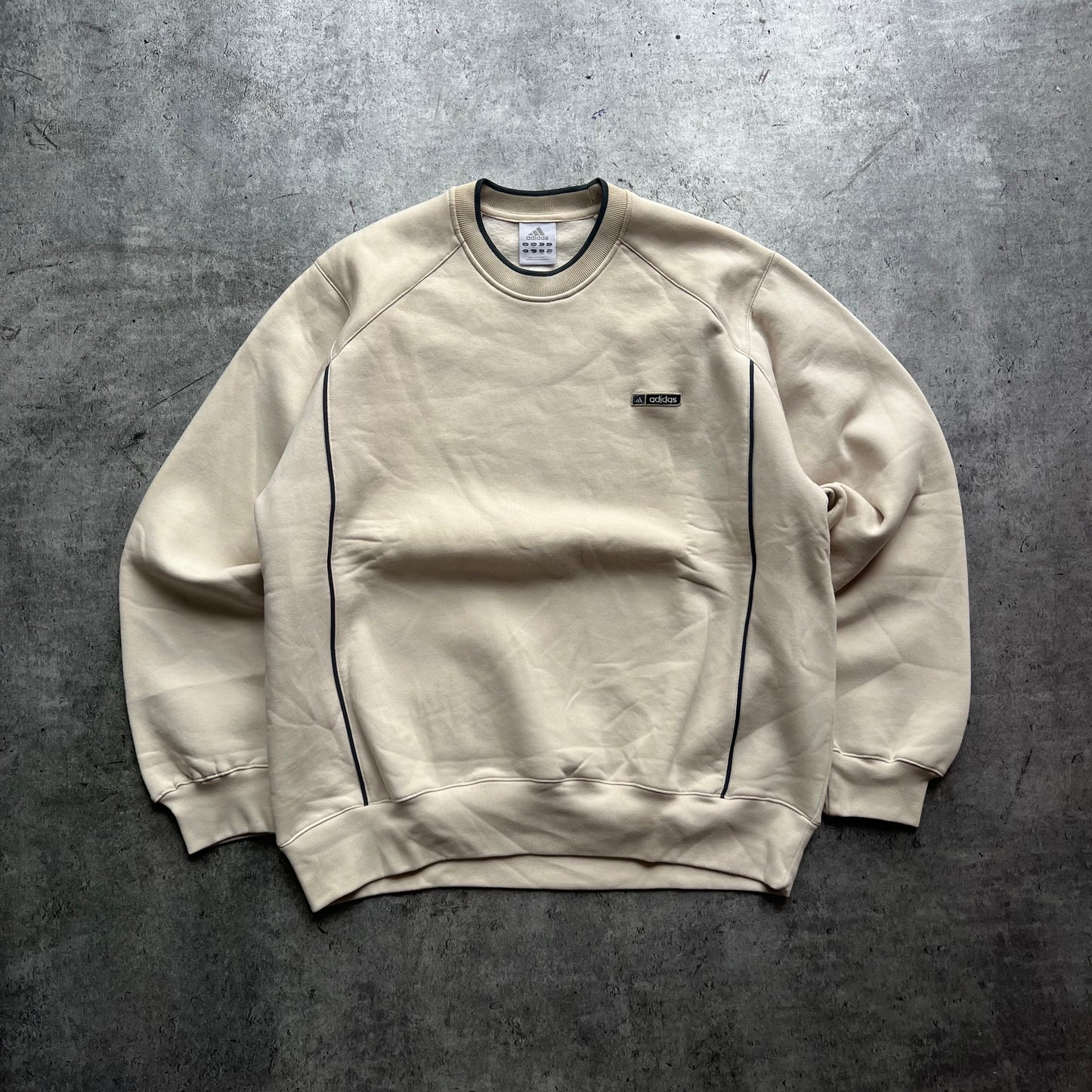 Adidas Beige Crewneck