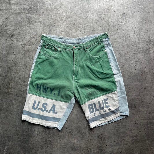 Unusual Light Blue Shorts