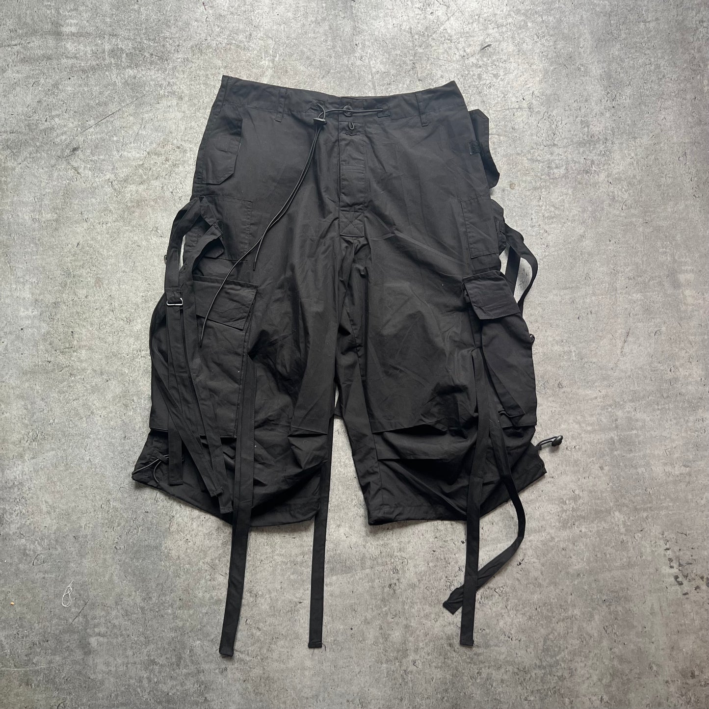 Black Cargo Shorts