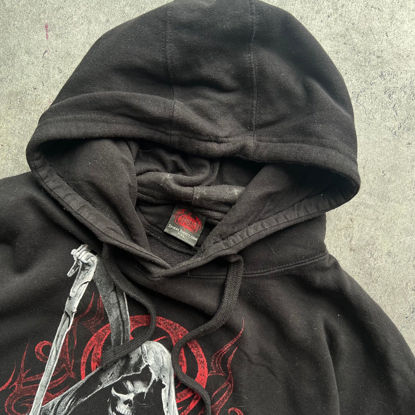 Spiral Black Hoodie