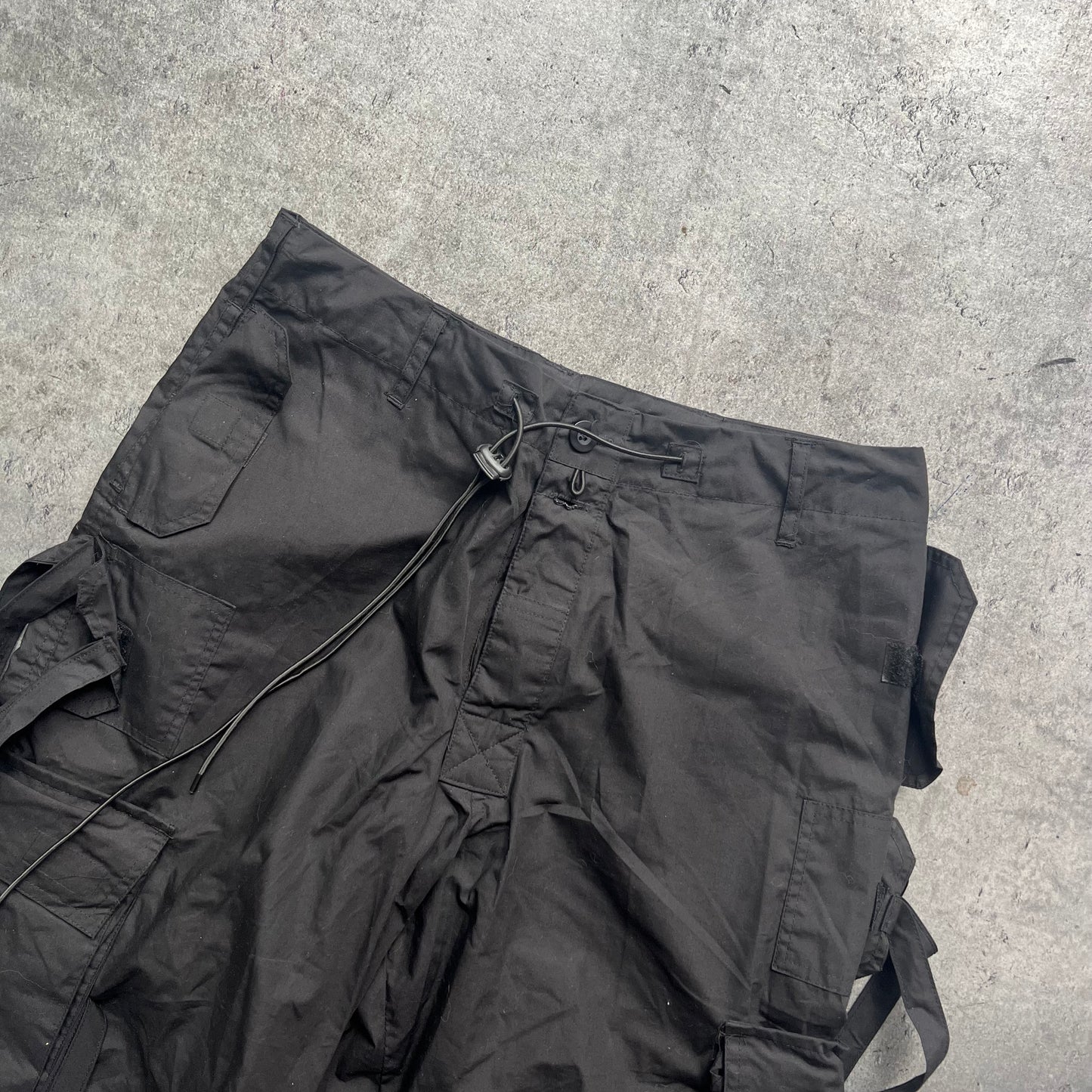 Black Cargo Shorts