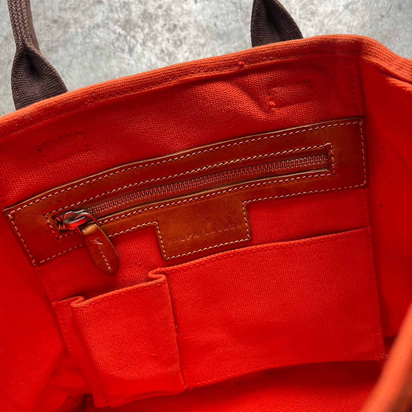 Ralph Lauren Orange Bag