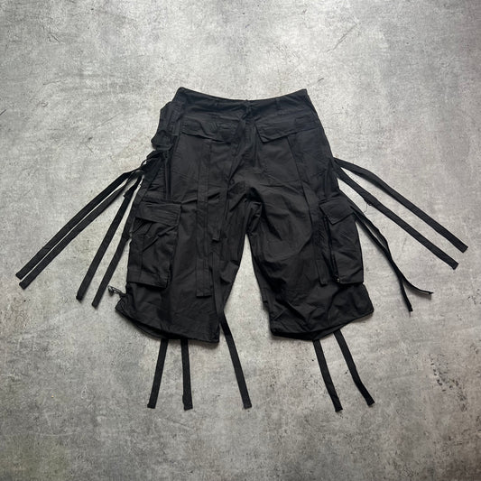 Black Cargo Shorts