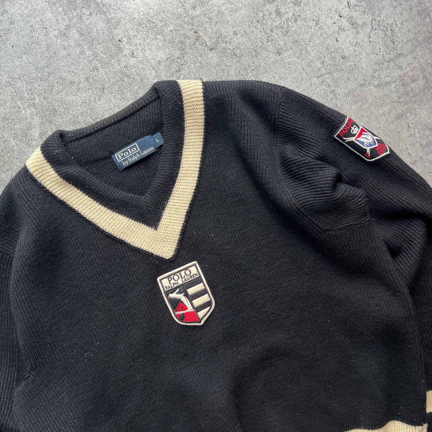 Ralph Lauren 90s Black Sweatshirt