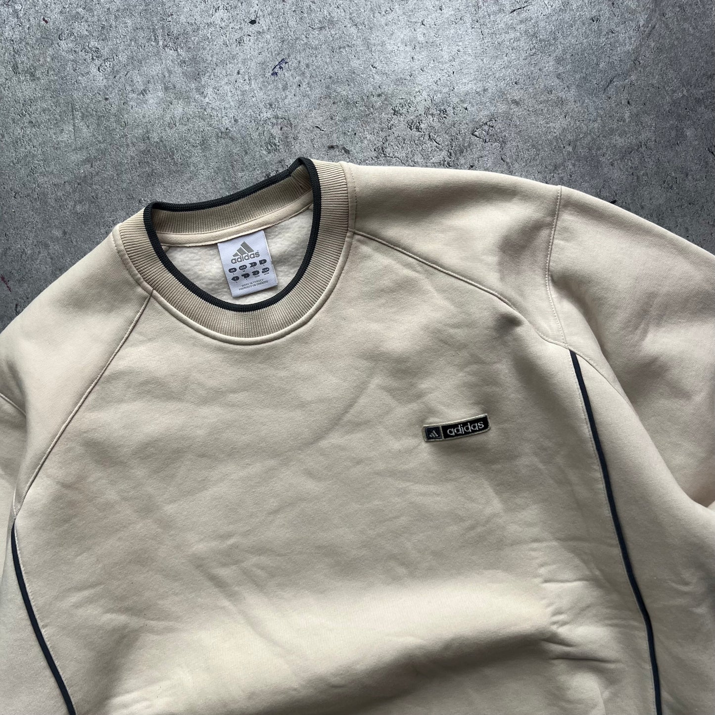 Adidas Beige Crewneck