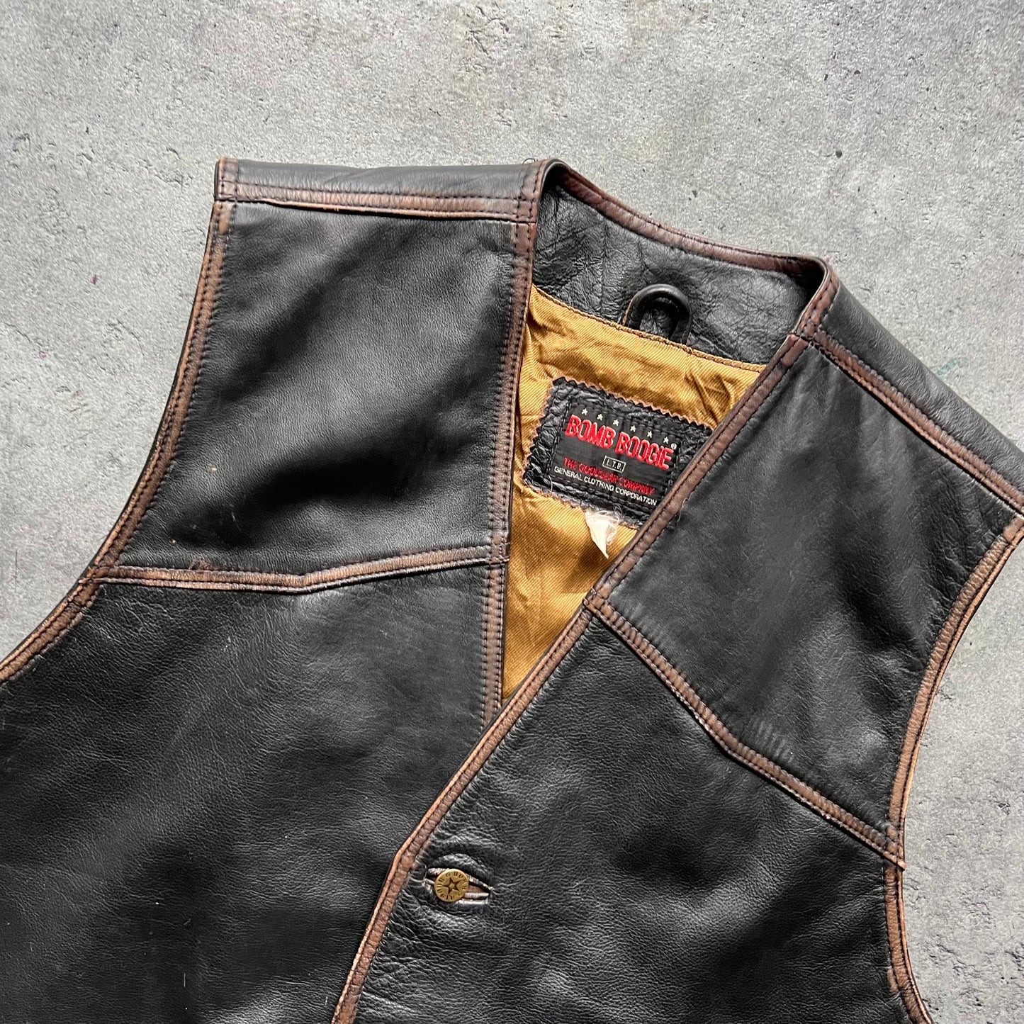 Leather Vintage Vest