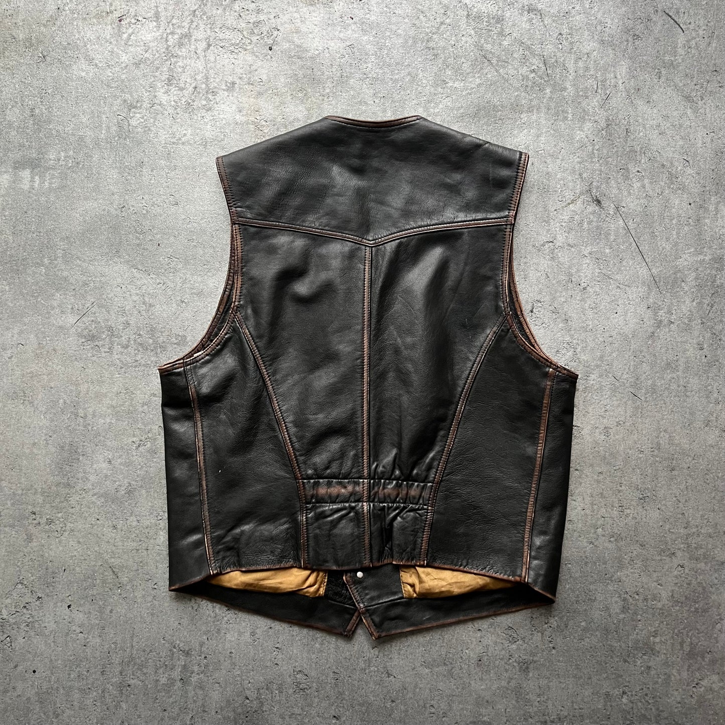 Leather Vintage Vest