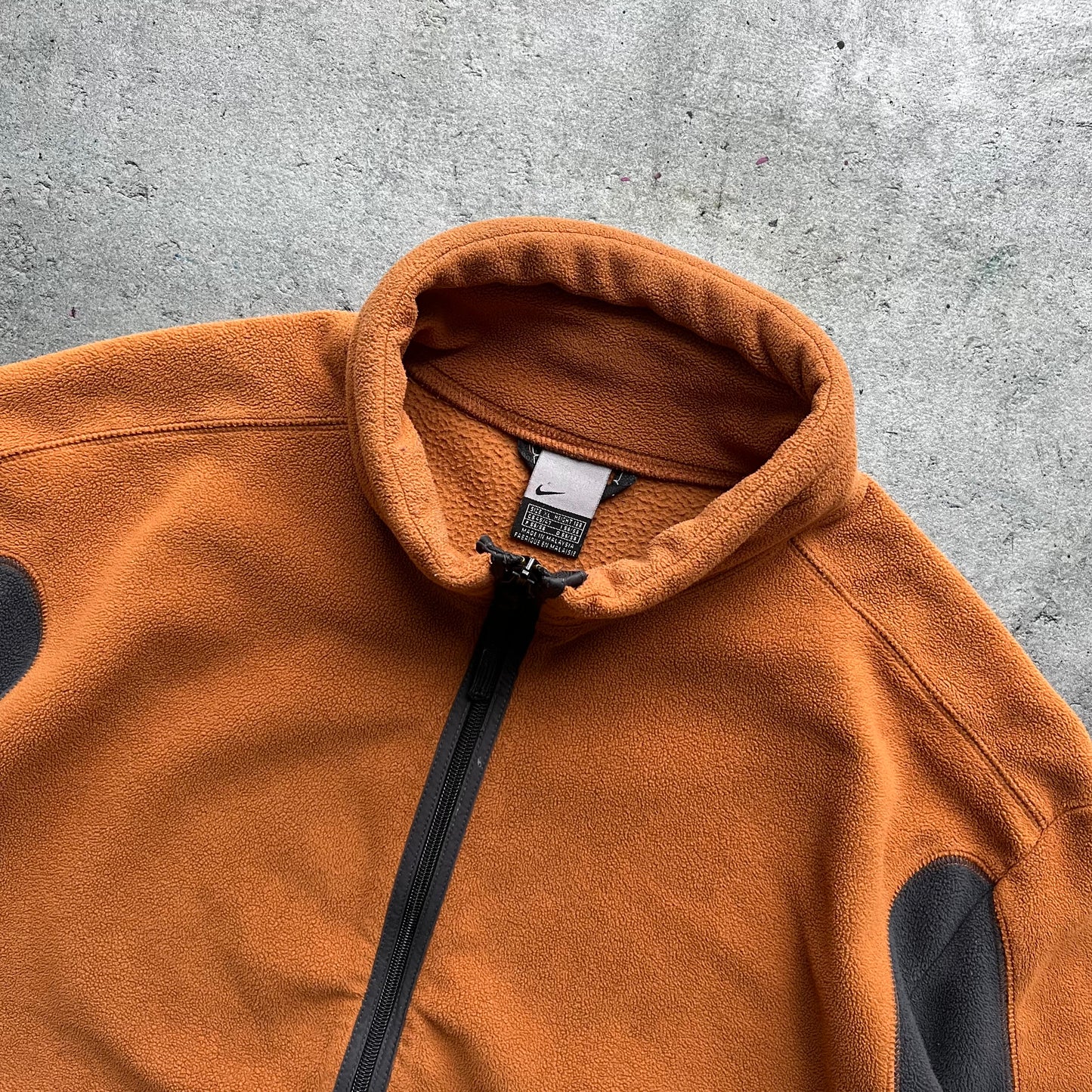 Nike Orange Fleece Jacket