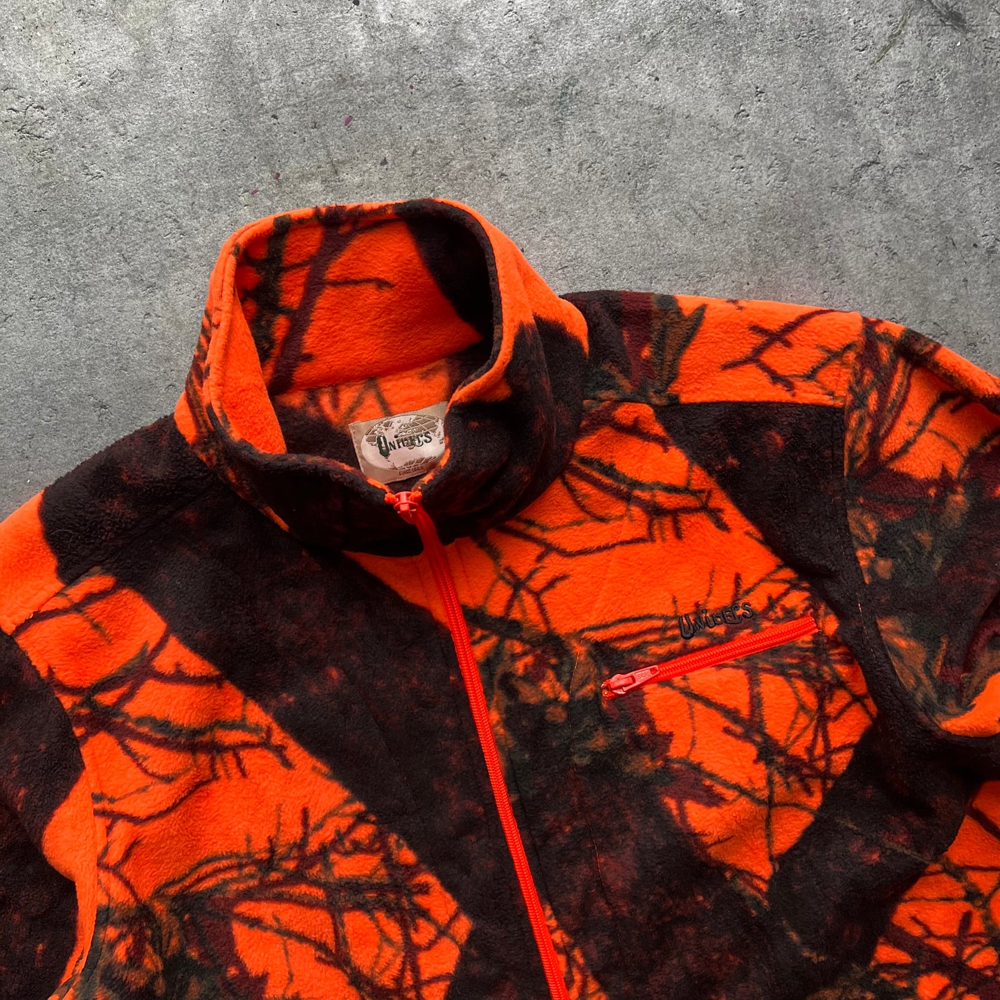 Orange Realtree Fleece Jacket