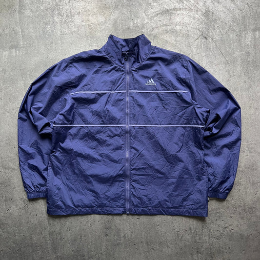 Adidas Blue Windbreaker