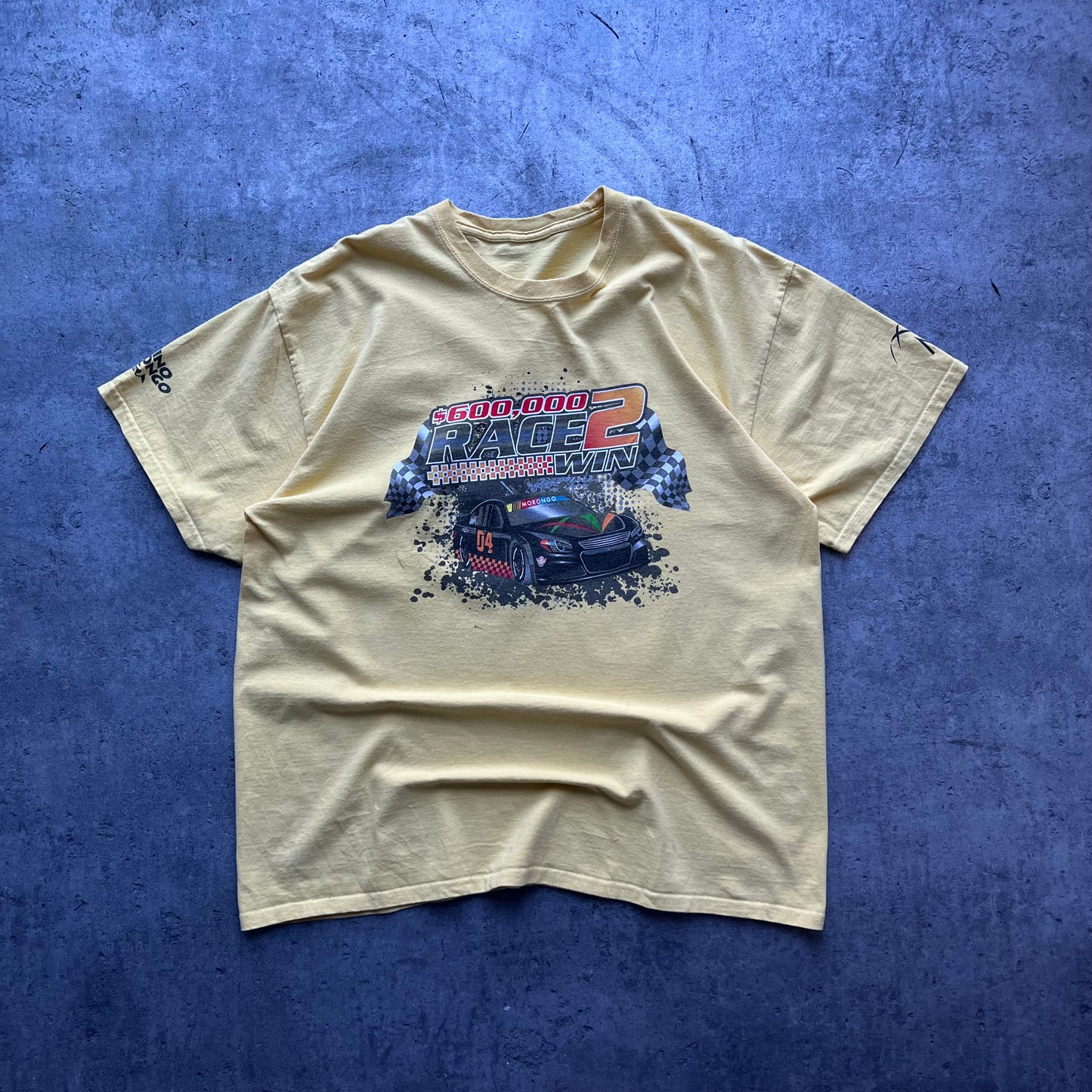 Vintage Yellow Race T-shirt