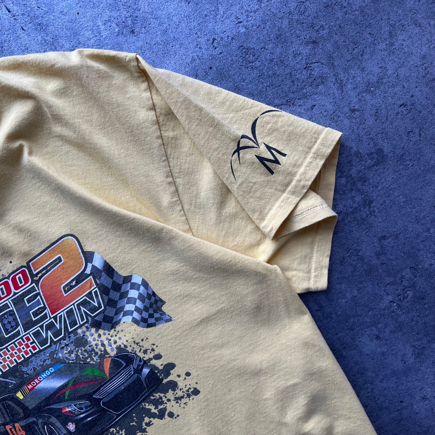 Vintage Yellow Race T-shirt