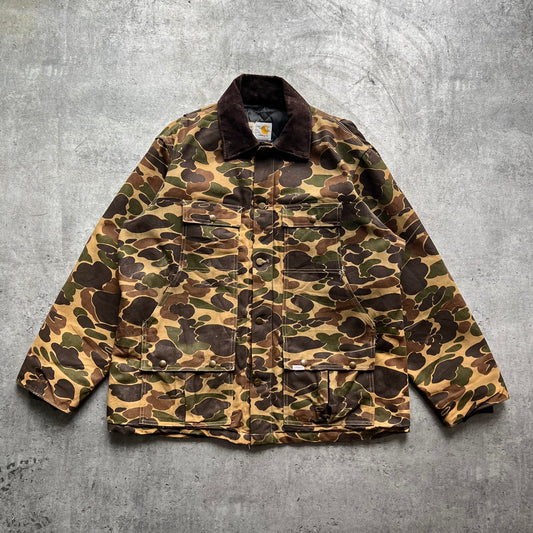 Carhartt Duck Camo Hunting Workwear Jacket 80s