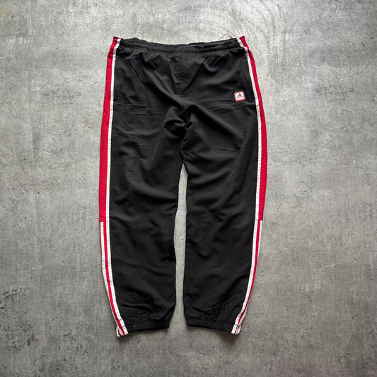 Adidas Black and Red Trackpants