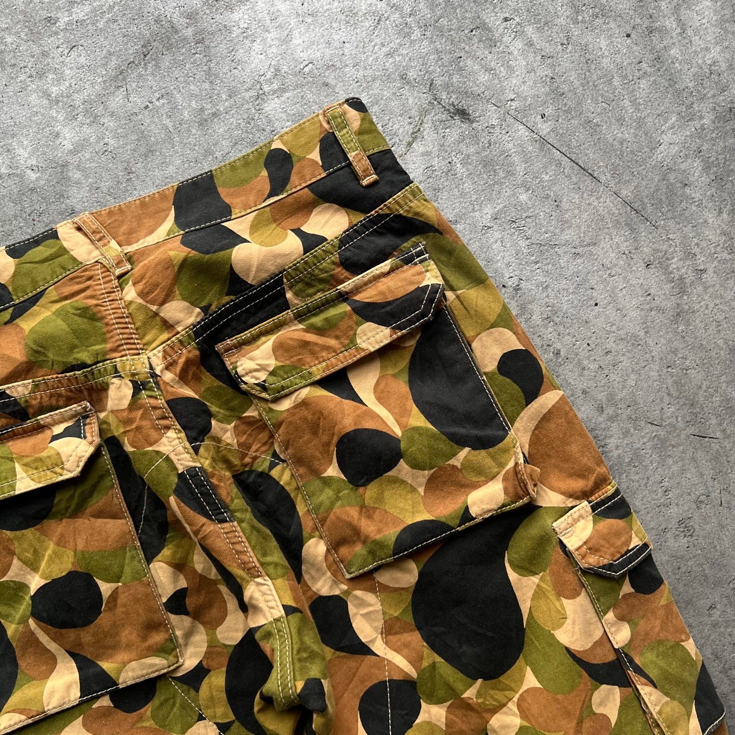 Olive and Brown Cargo Pants