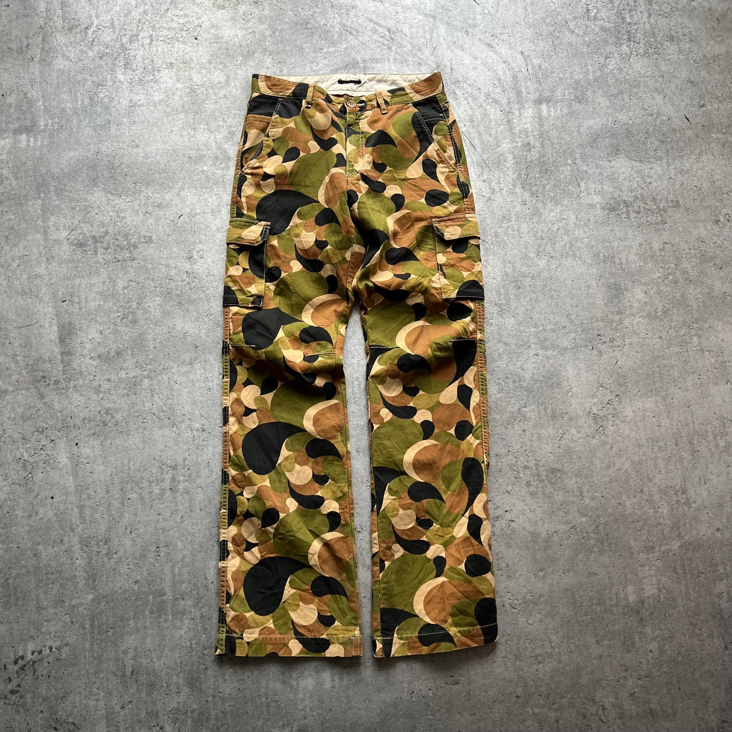 Olive and Brown Cargo Pants