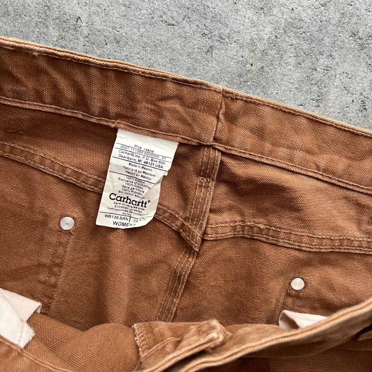 Carhartt 00s Double Knee Brown Pants