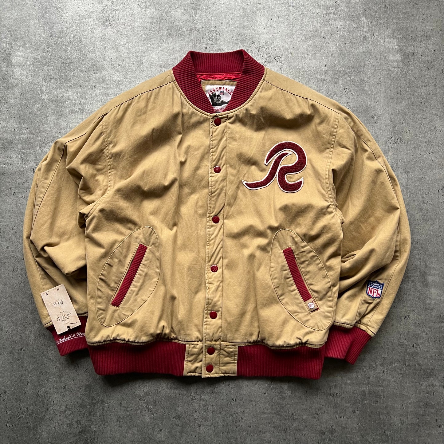 NFL Mitchell & Ness Throwbacks Redskins bomber jacket