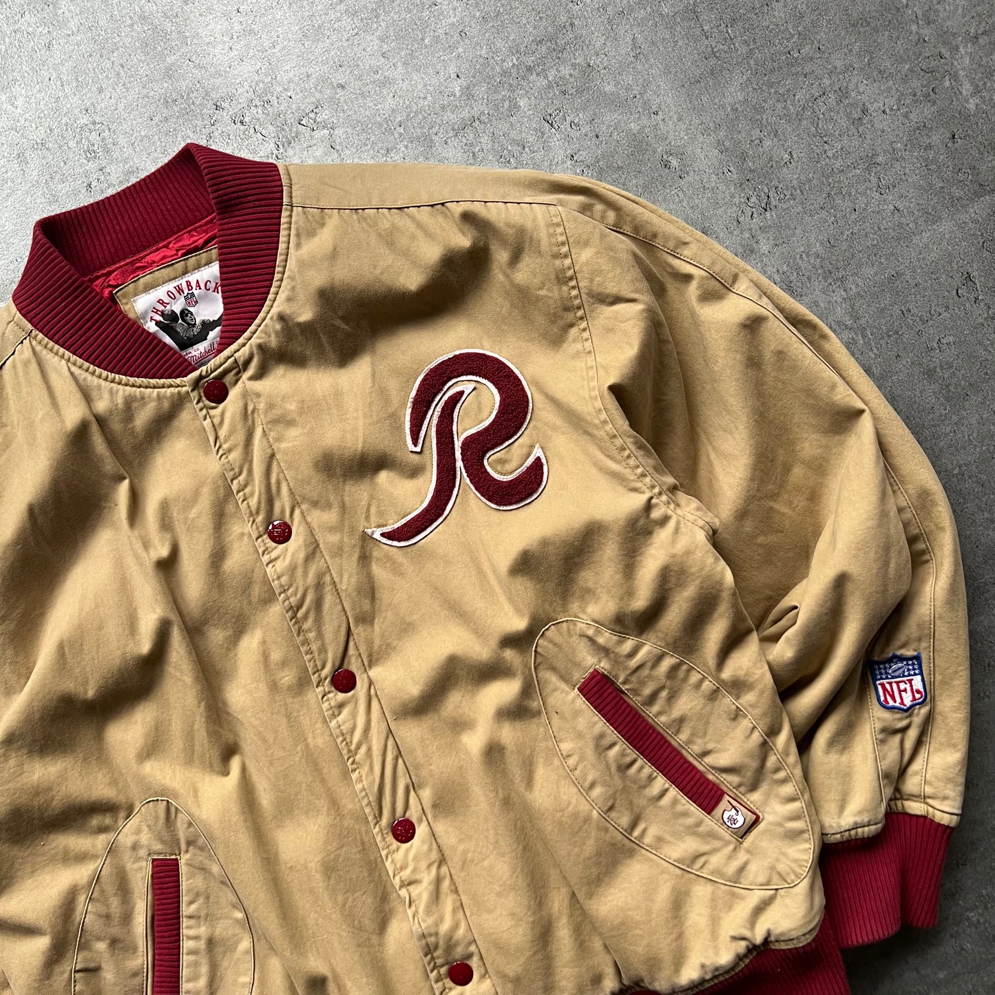 NFL Mitchell & Ness Throwbacks Redskins bomber jacket