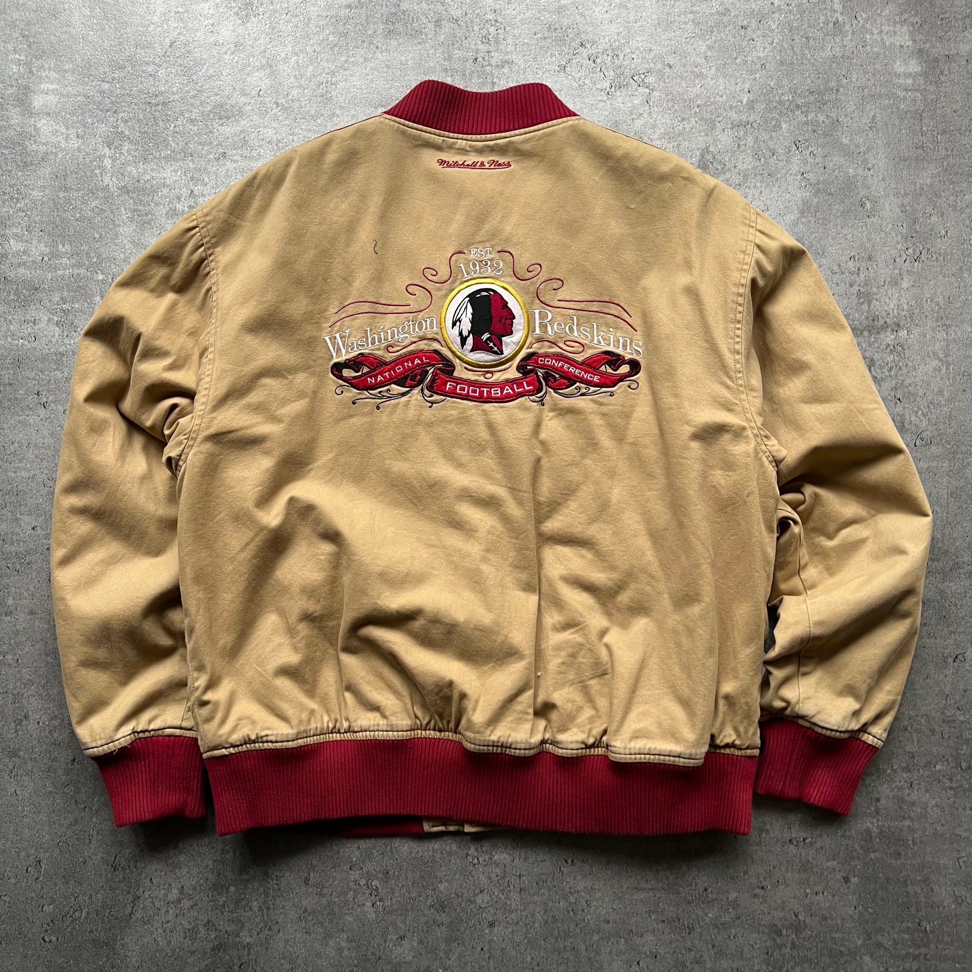 RRL LINER BOMBER 青白い FLEECE JACKET
