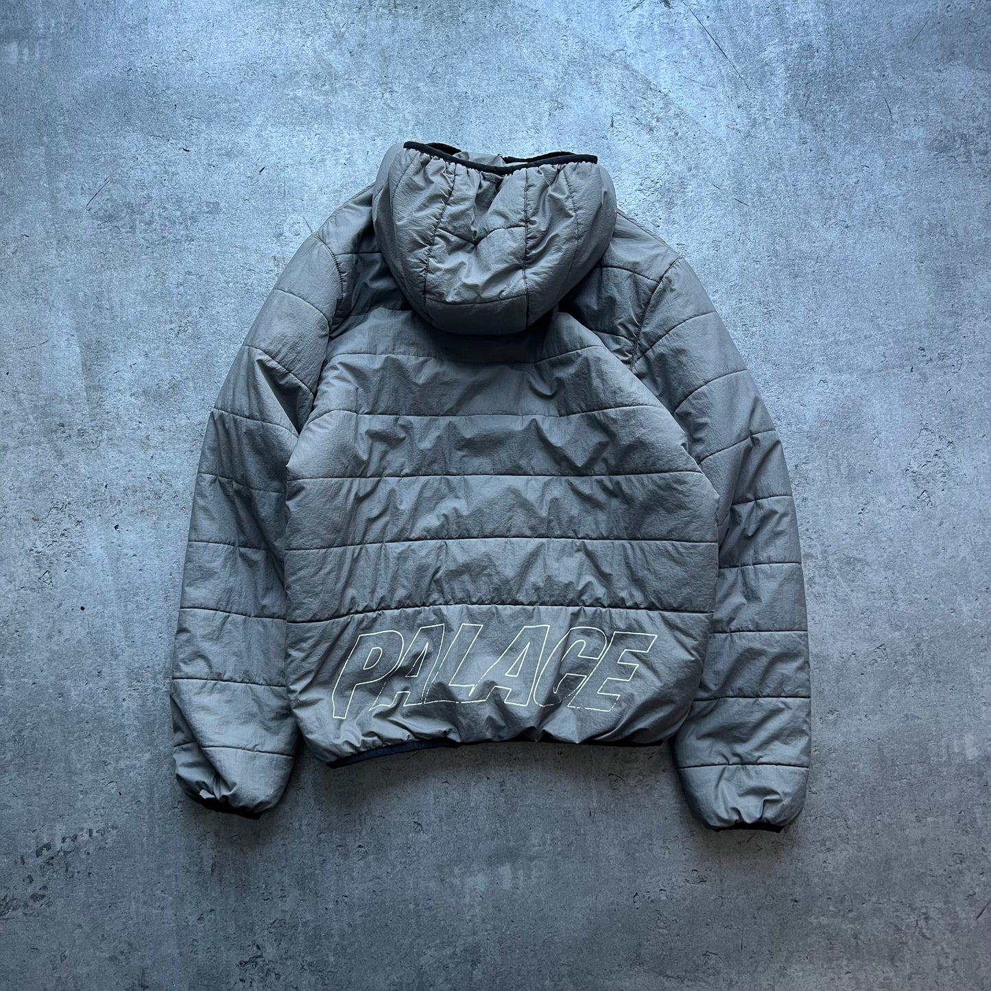 Palace Grey Puffer Jacket