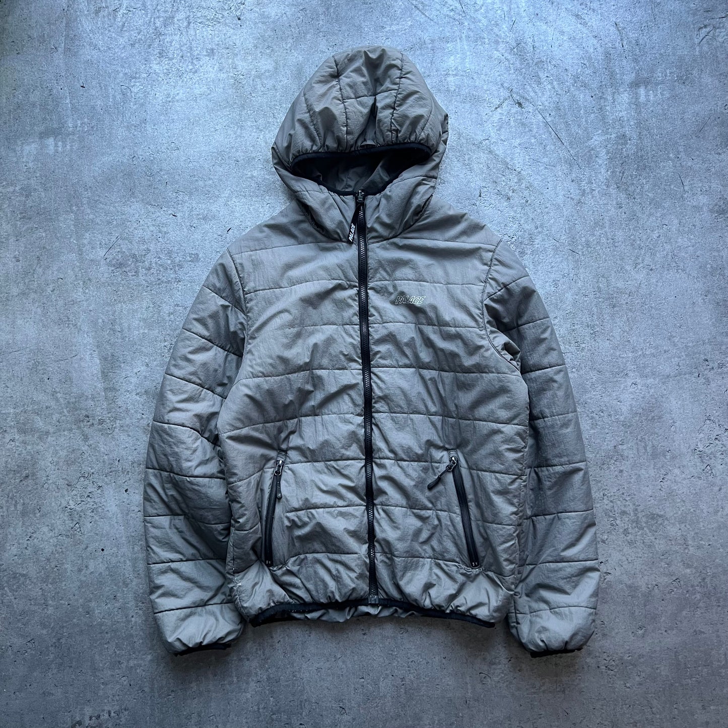 Palace Grey Puffer Jacket