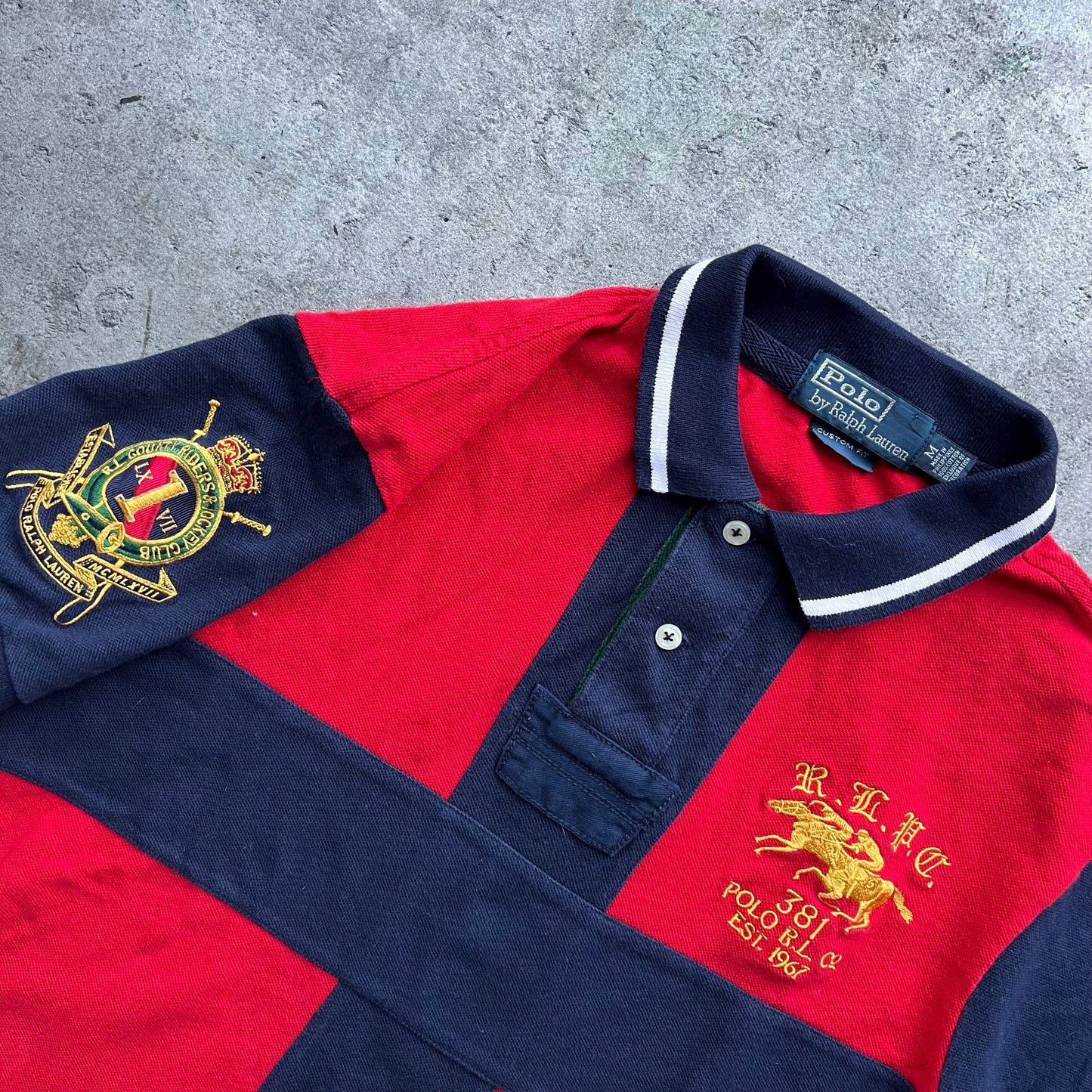 Polo RL Vintage with Blue Cross