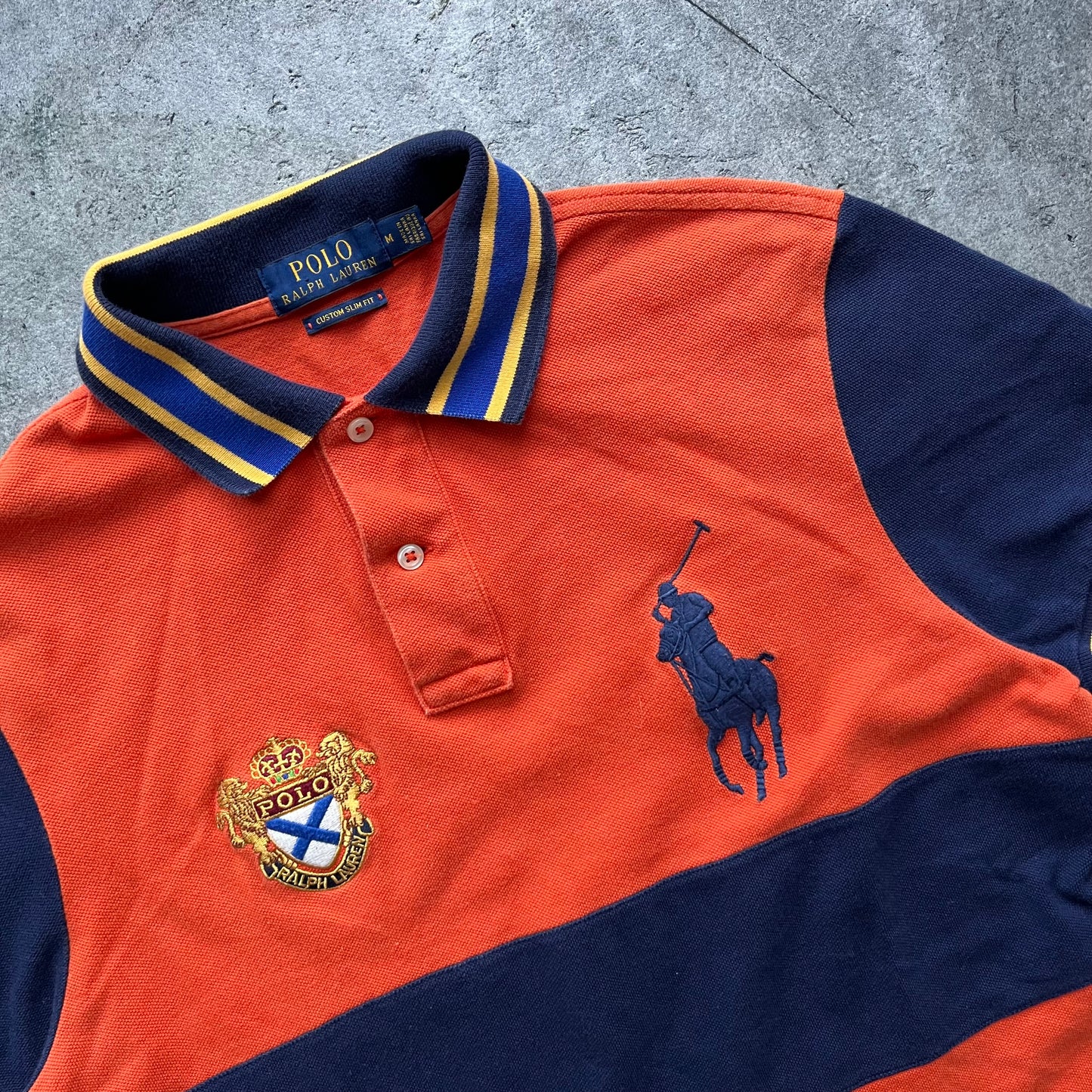 Polo RL Orange Big Pony Polo Shirt