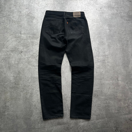 Black Levis Jeans with Orange Tag