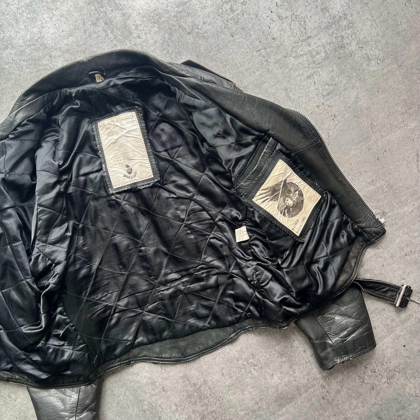 Vintage Bomb Boogie Leather Jacket