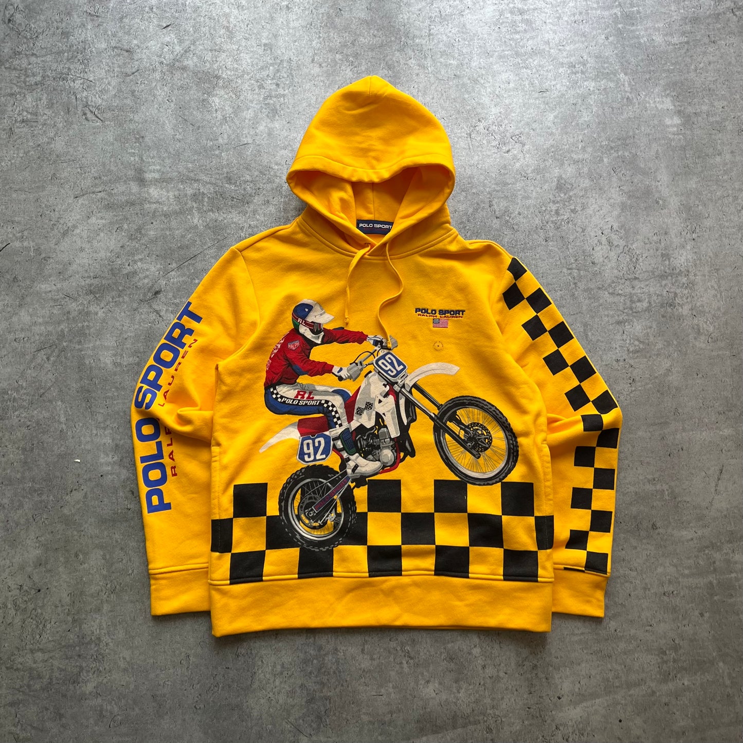 Ralph Lauren Polo Sport Motocross Print Victory Lap Hoodie