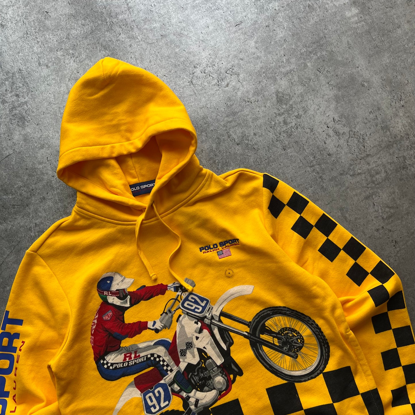 Ralph Lauren Polo Sport Motocross Print Victory Lap Hoodie