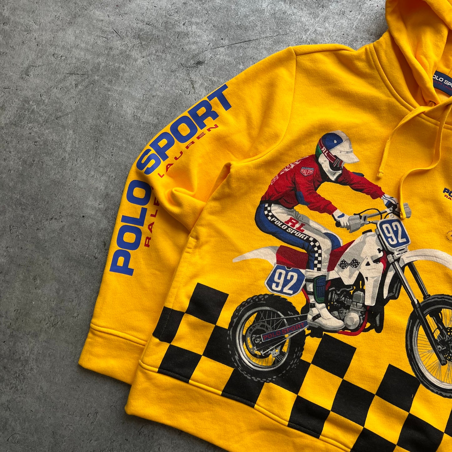 Ralph Lauren Polo Sport Motocross Print Victory Lap Hoodie