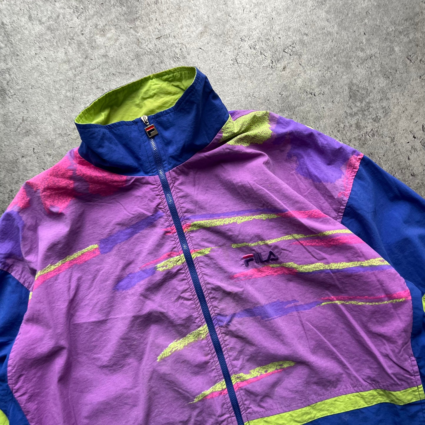 Funky Vintage Fila Windbreaker