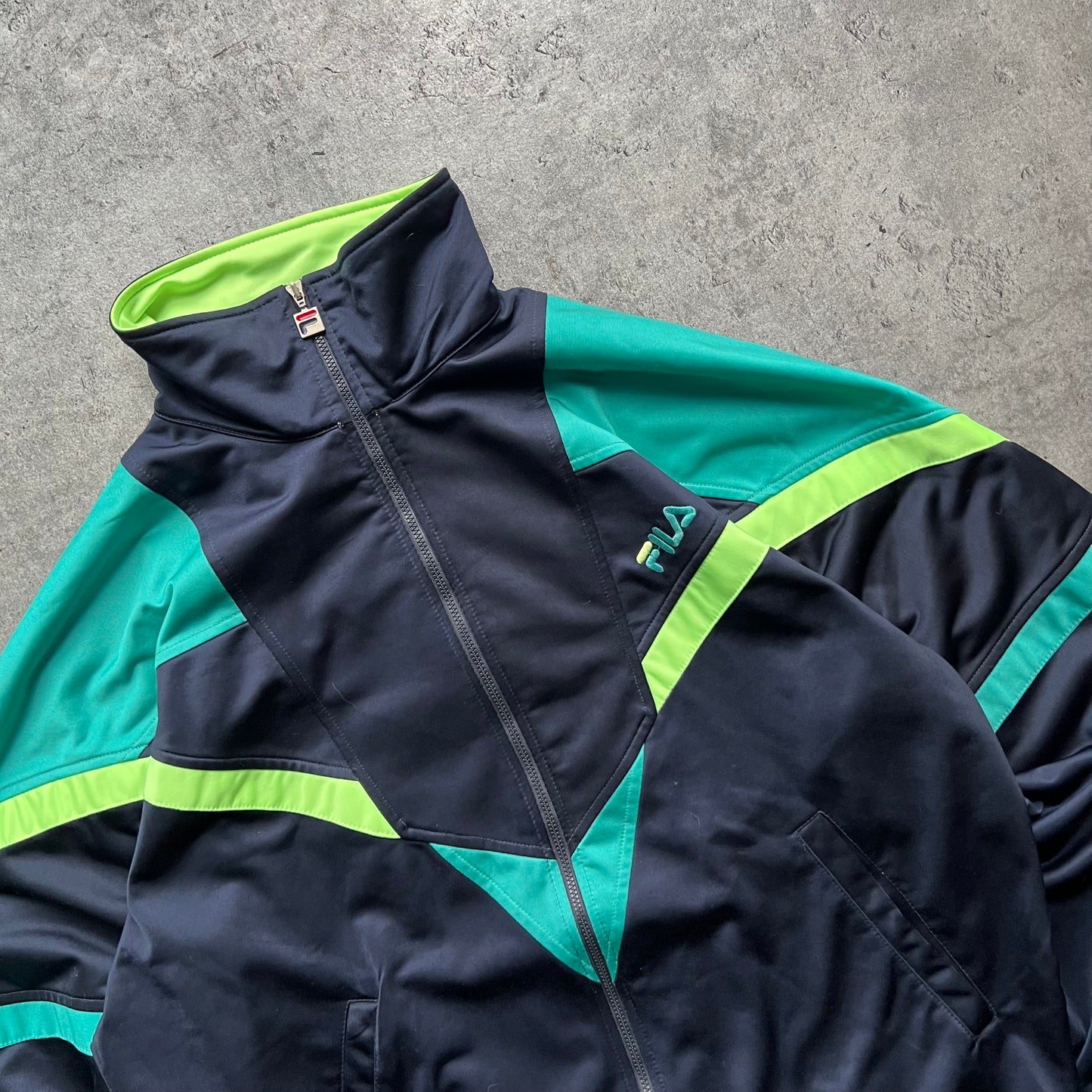 Fila Colorful Zip Up Hoodie