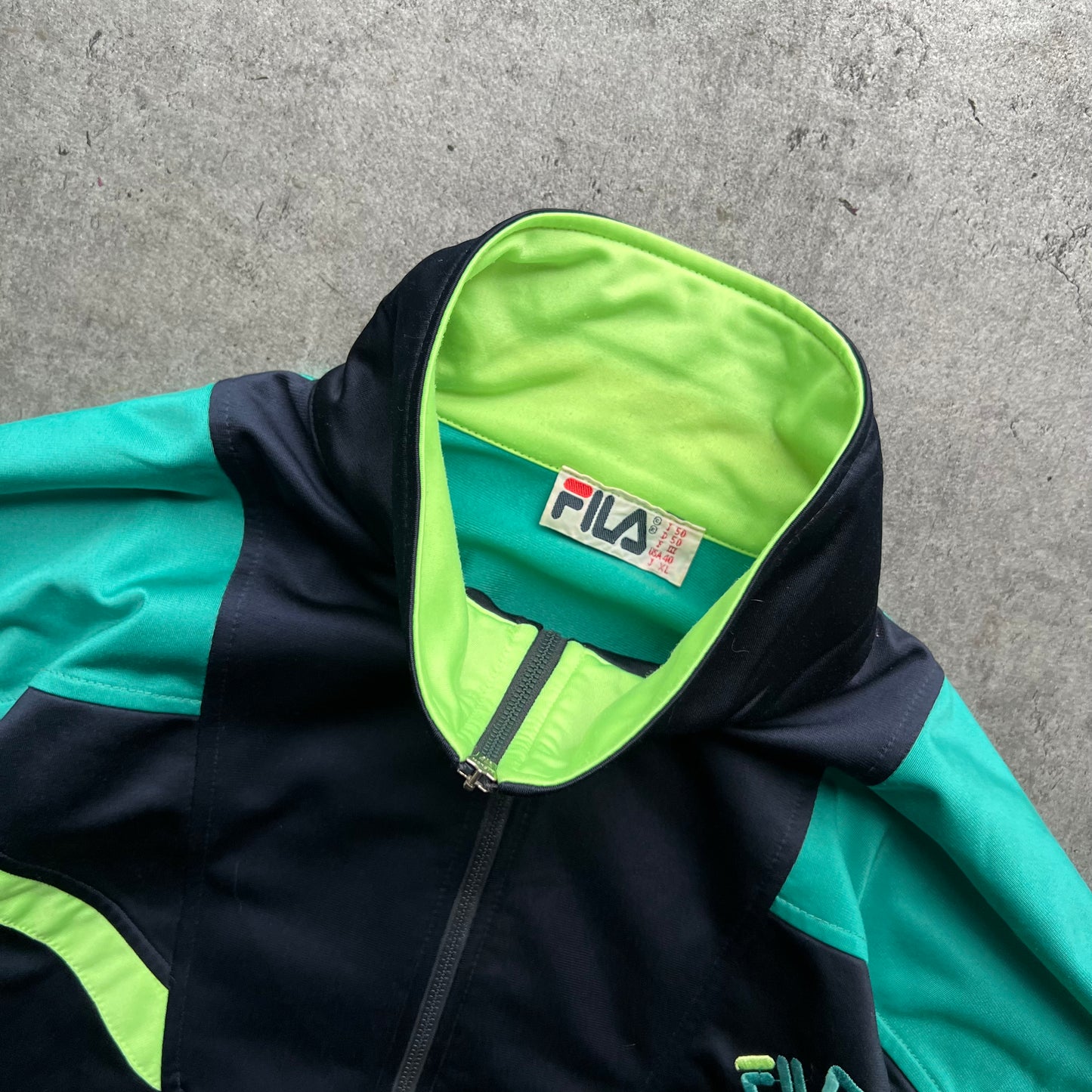 Fila Colorful Zip Up Hoodie