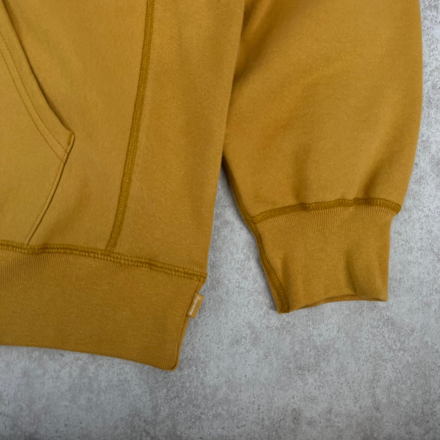 Supreme 2021 Box Logo Hoodie Mustard L