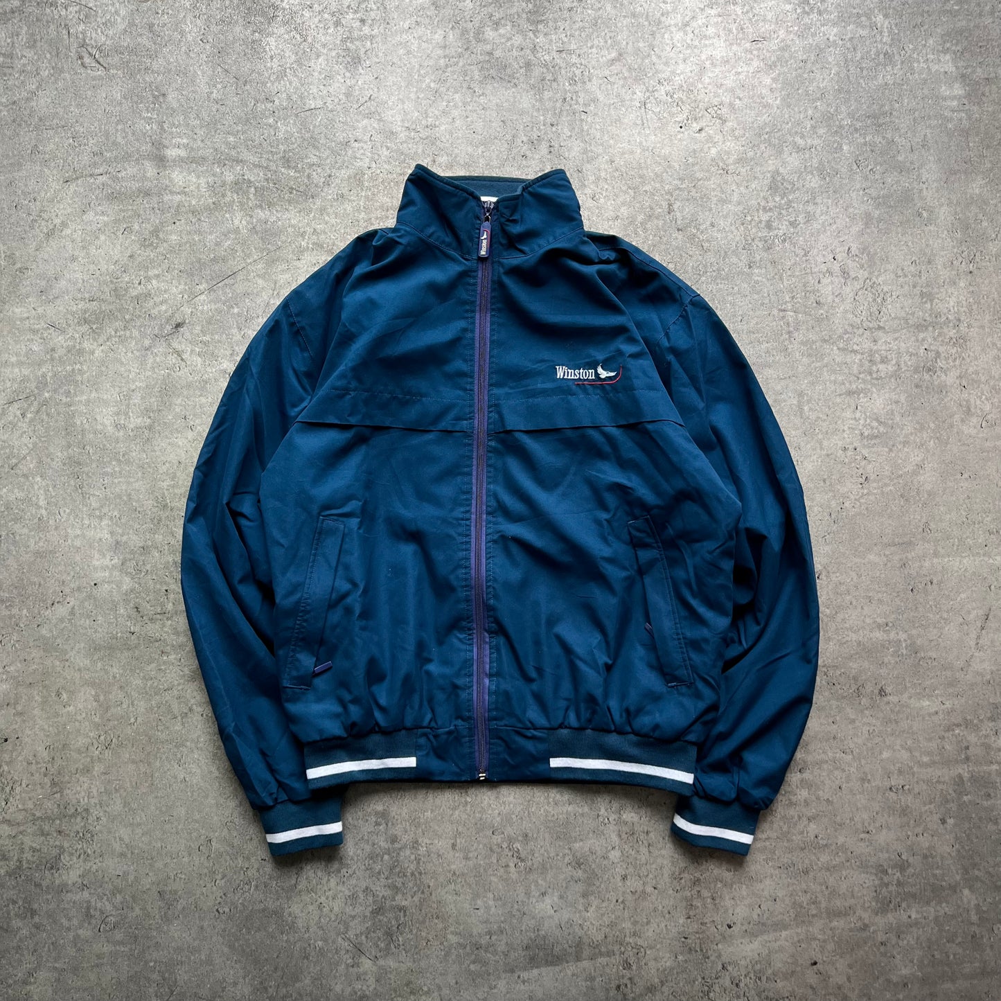 Blue Winston Harrington Jacket