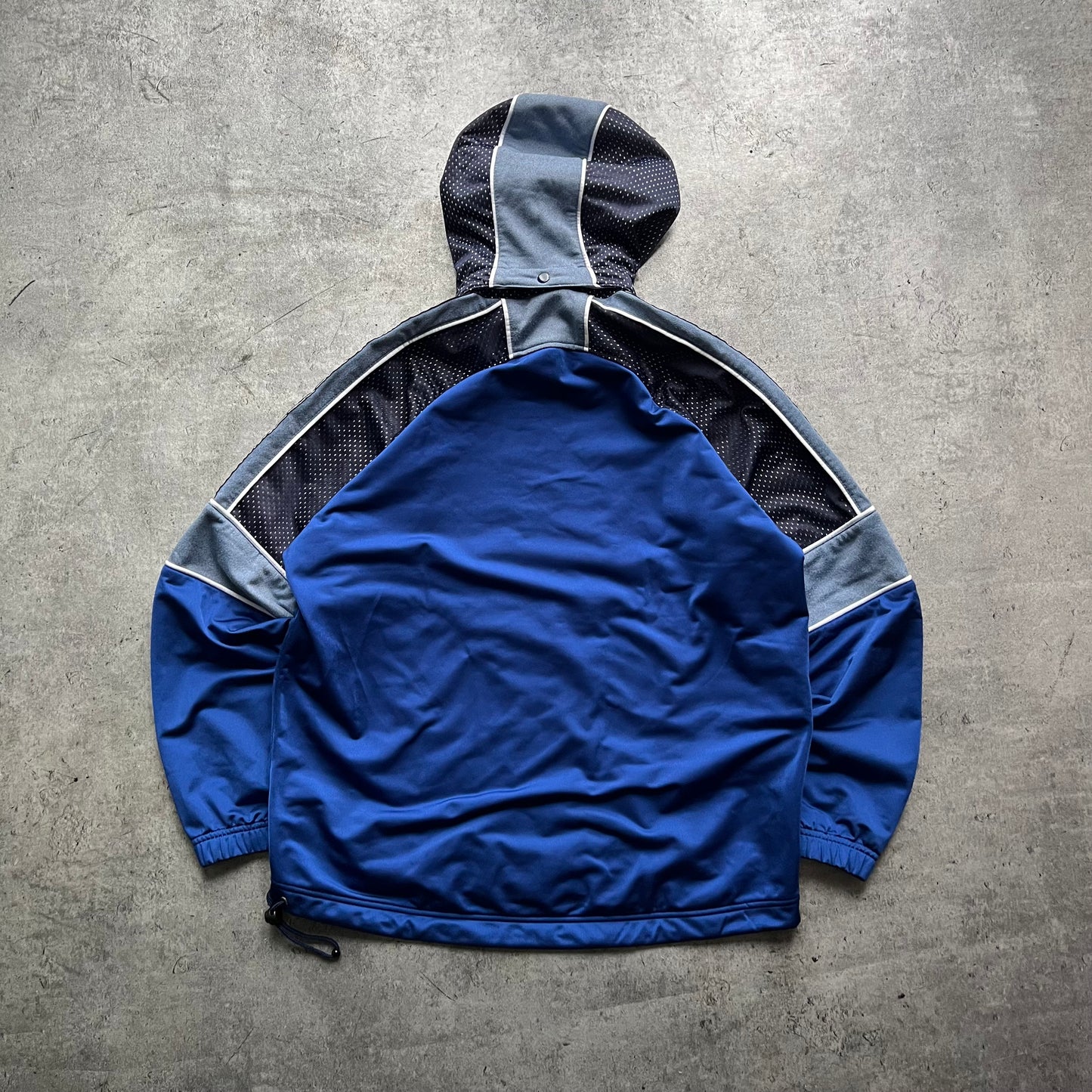 Asics Blue Vintage Hoodie