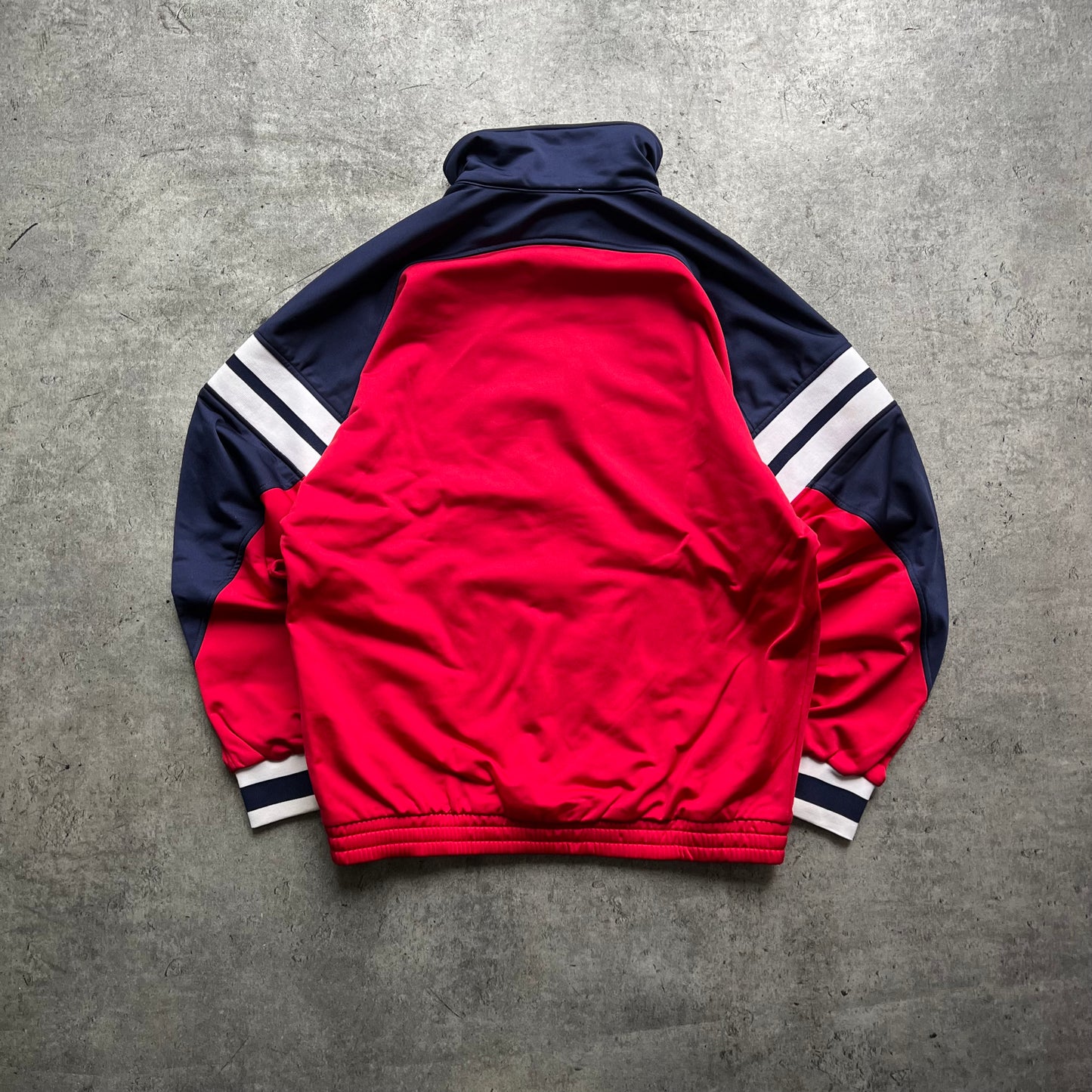 Fila Blue and Red Zip Up Hoodie