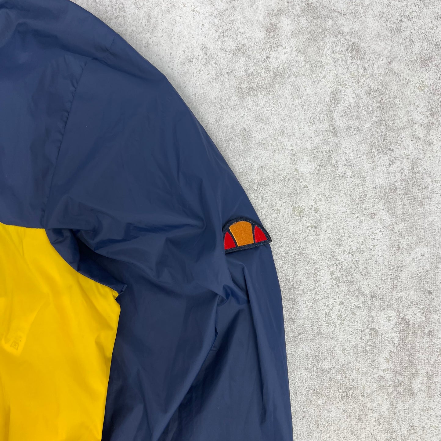 Ellesse Windbreaker Navy/White/Yellow L