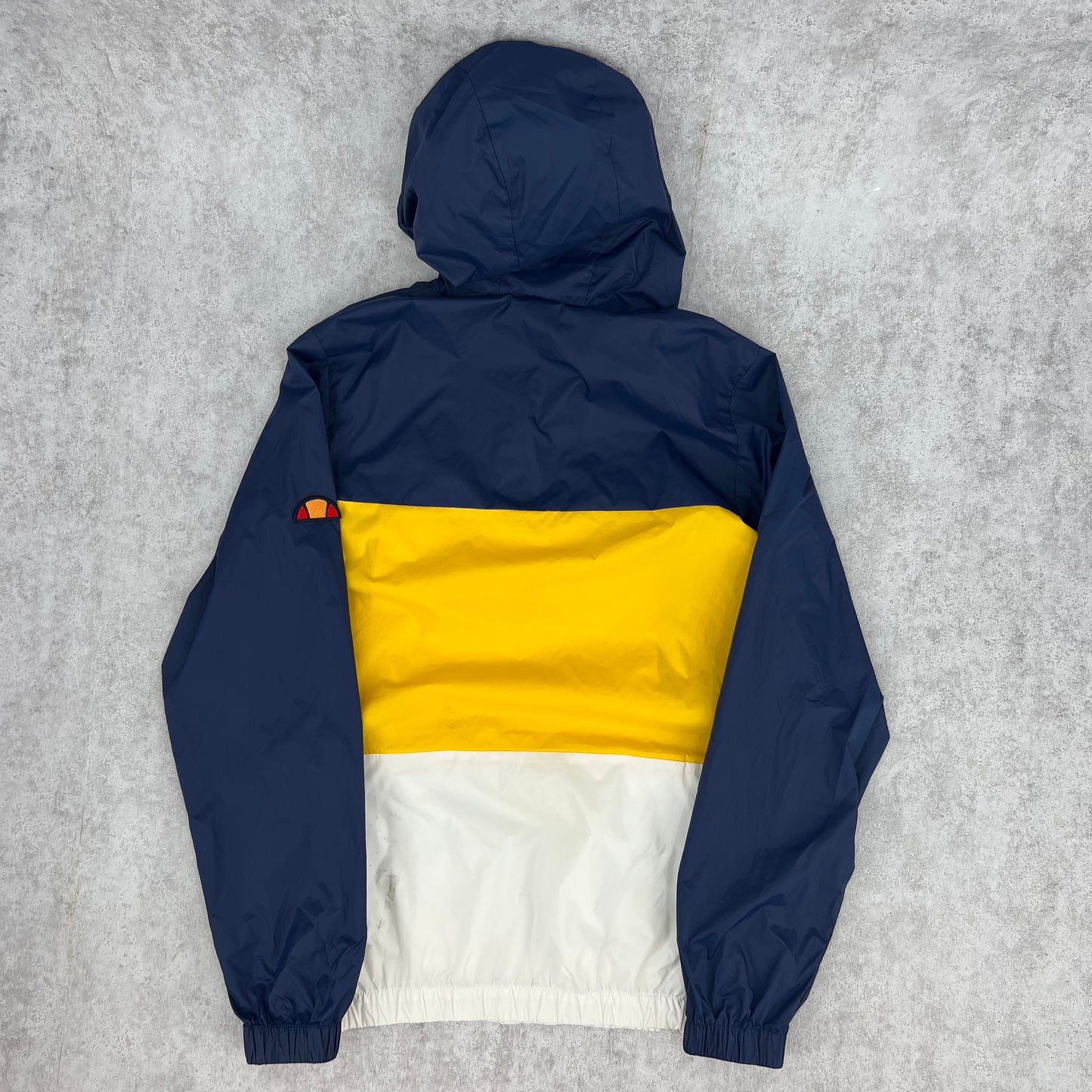 Ellesse Windbreaker Navy/White/Yellow L