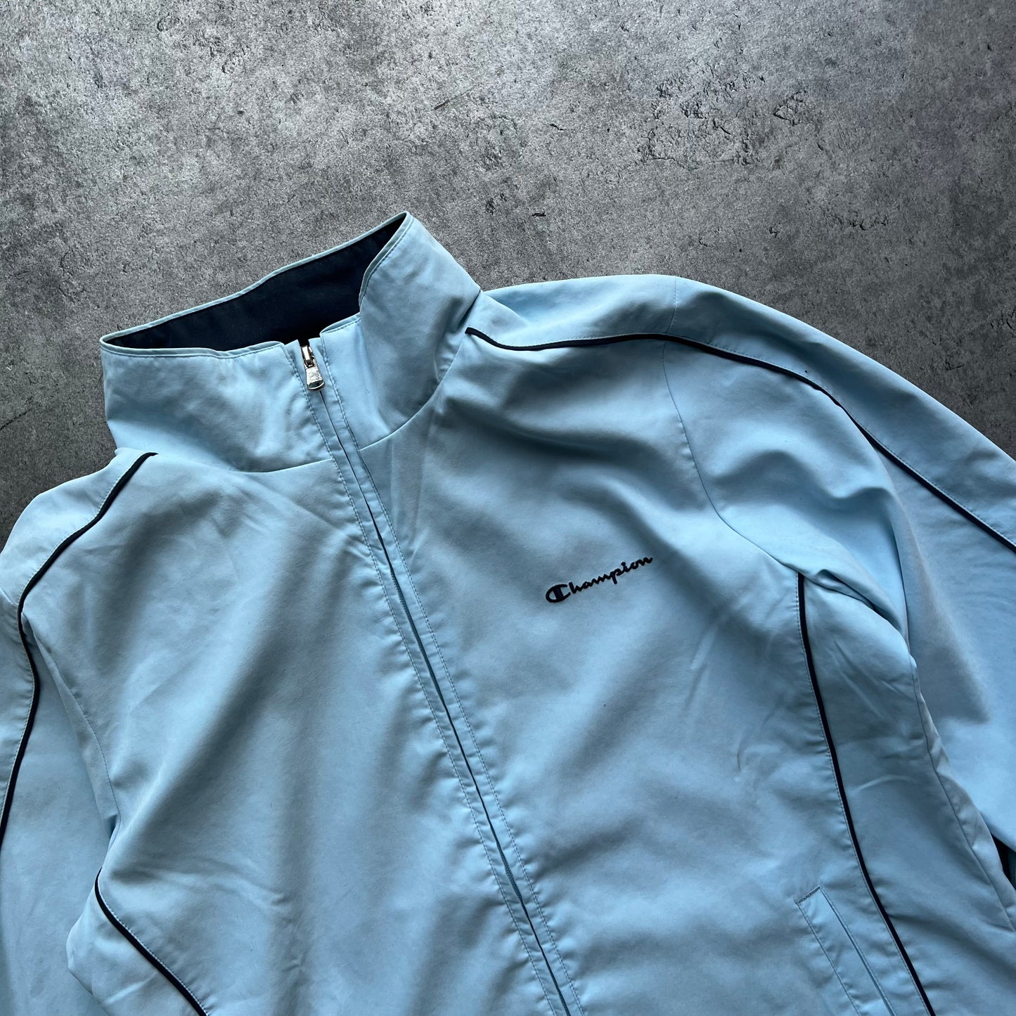 Champion Light Blue Windbreaker