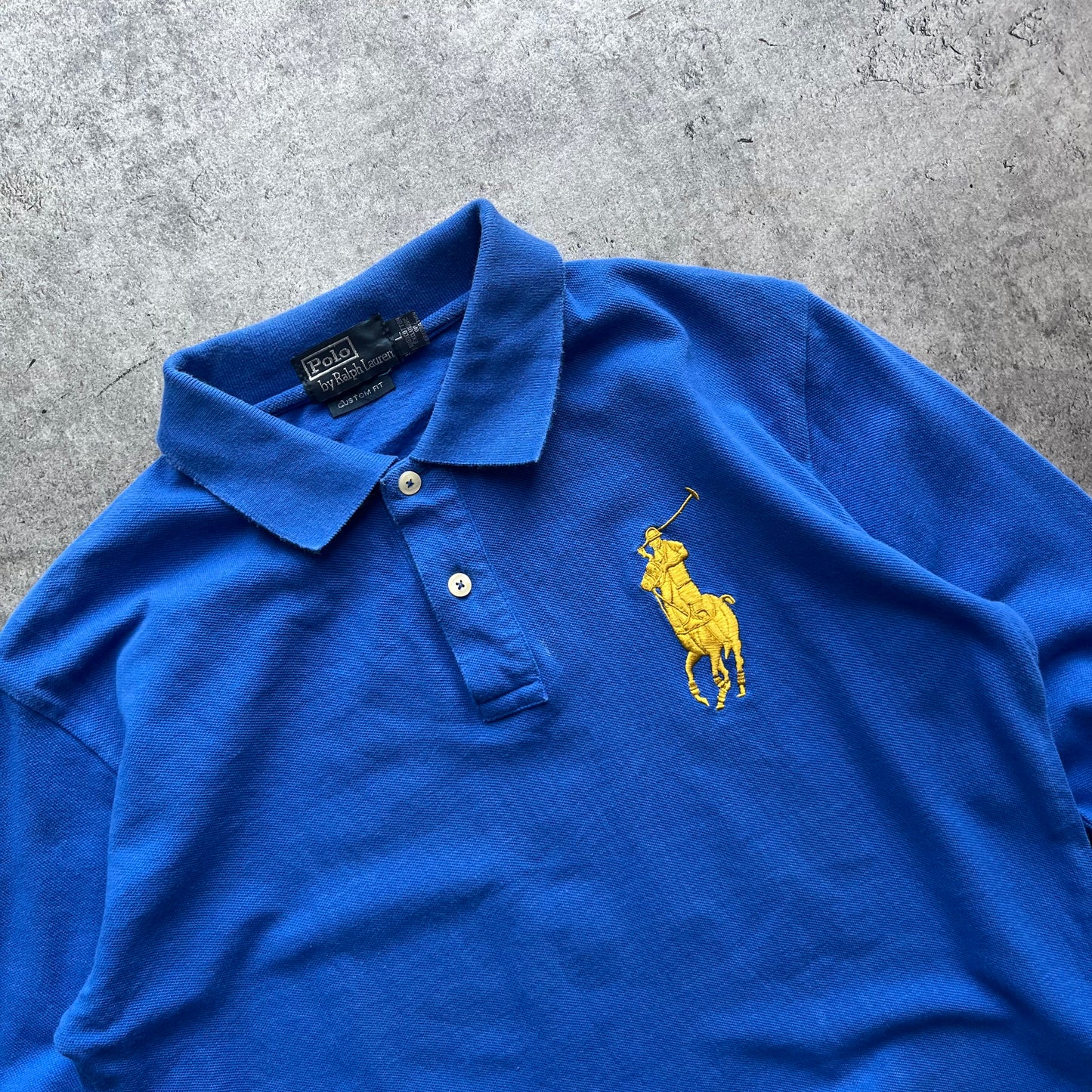 Ralph Lauren Big Logo Blue Polo Shirt