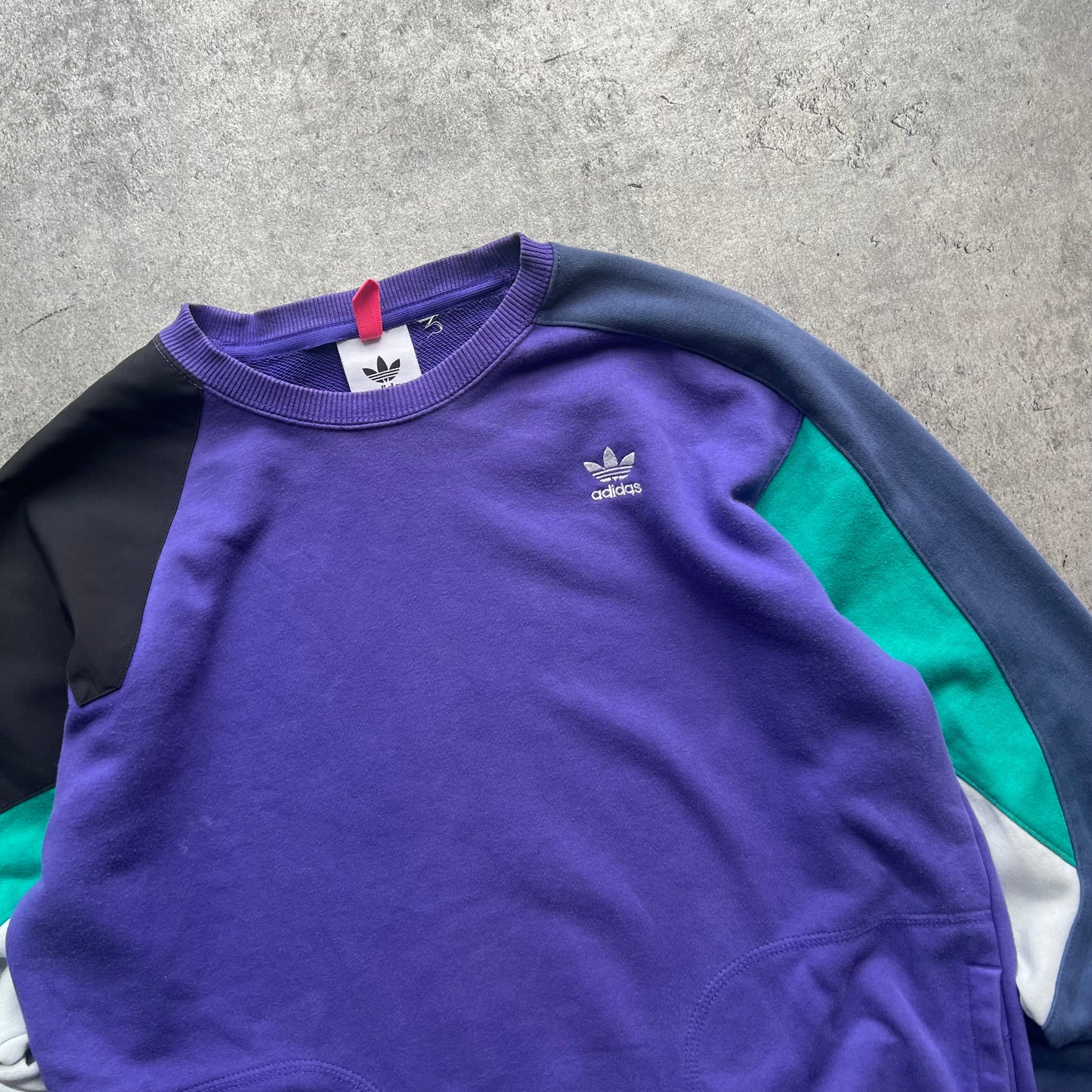 Purple Adidas Crewneck